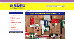 Desktop Screenshot of binwarehouse.com